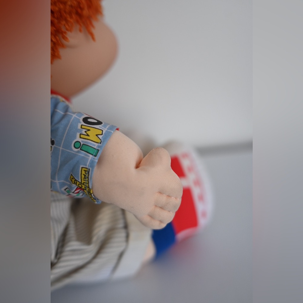 Vintage Cabbage Patch Kid 1990 First Edition Ruff’ N’ Tuff Red Head Hasbro CPK - Picture 9 of 16